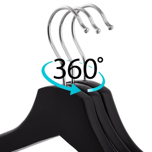 VEŠIAKY NA OBLEČENIE SÚPRAVA 3 VEŠIEK NA OBLEČENIE DREVENÉ MASÍVNE VEŠIAKY