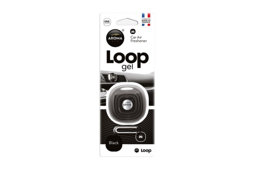AROMA OSVIEČOVAČ VZDUCHU CAR LOOP - ČIERNY