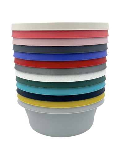 MISKA okrúhla PLASTOVÁ 2L 22CM 1314 SIVÁ