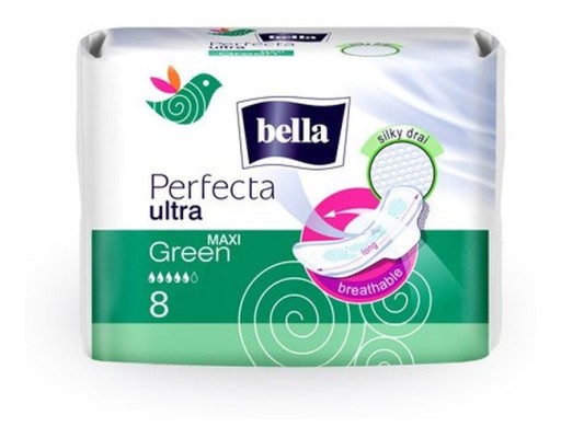 Bella Perfecta Ultra Maxi hygienické vložky s krídelkami, 8 ks.