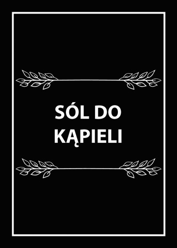 Nálepky na fľaše, kozmetika, Čierna 17 ks.