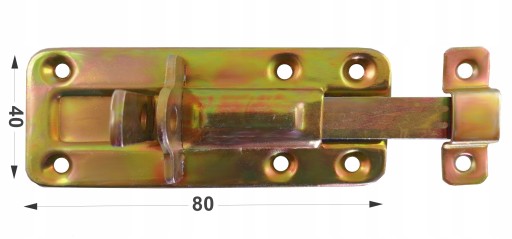 UNIVERZÁLNA ZÁPADKA PRE BRÁNY DVERE 80MM POZINKOVANÁ
