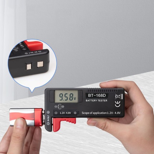 DIGITÁLNY TESTER A METER BATÉRIÍ AA