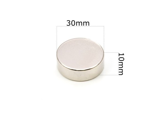 SILNÝ VALEC NEODYMOVÝ MAGNET 30x10 / NEODYMOVÉ MAGNETY /