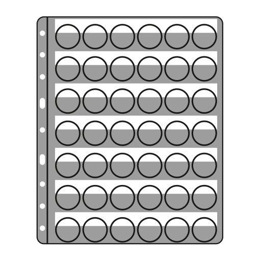 Leuchtturm - stránka COMPART pre TRANSPARENT pivné uzávery - 42 kusov