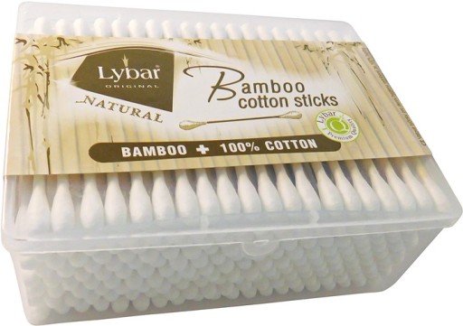 Bambusové vatové tyčinky 200 kusov LYBAR Original