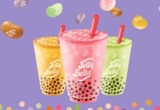 Jelly Belly Gummies Bubble Tea Mix príchutí Mango Matcha Beans Fruit 70g USA