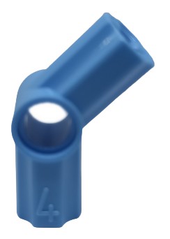 LEGO Konektor nápravy #4 Stredne modrá 32192 - 2 ks