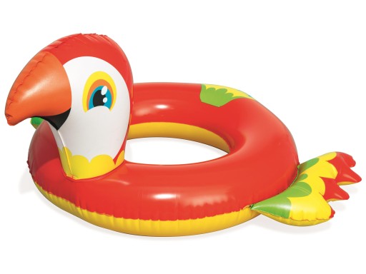 PARROT, ľahký nafukovací krúžok na plávanie pre deti