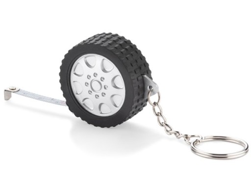 KEYRING TYRE koleso S ROZMEROU 1m meter