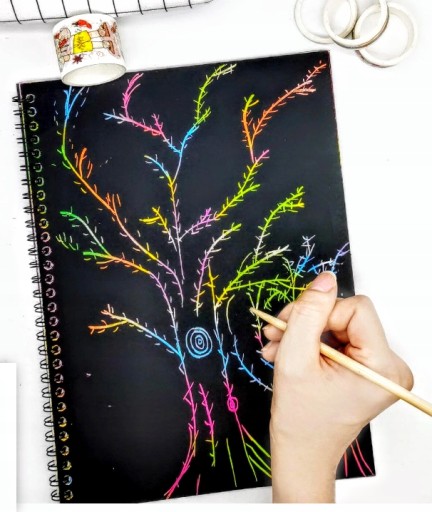 Magic Rainbow Scratch Note Scratch Note Notebook Scratch Note