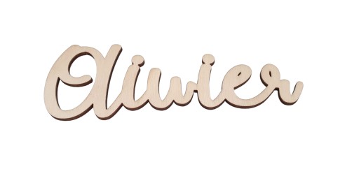 Vaše meno, váš text, drevený nápis, výška 8 cm