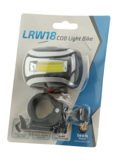 PREDNÁ LAMPA NA BICYKEL 3AAA COB OSVETLENIE
