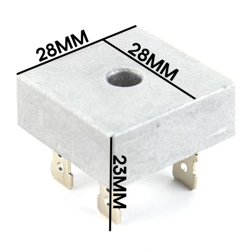 Usmerňovací mostík generátor generátora, jednofázový systém, 35A, 4-pin