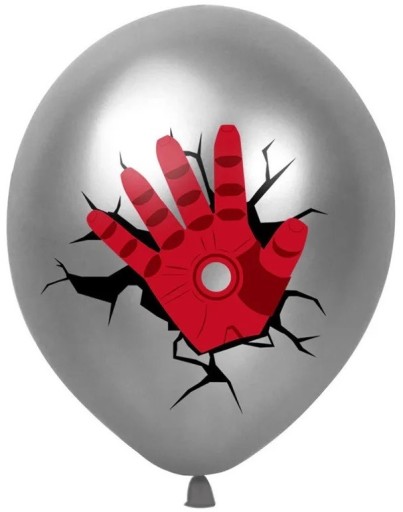 SADA BALÓNOV BALÓN AVENGERS HULK SPIDERMAN 6 ks