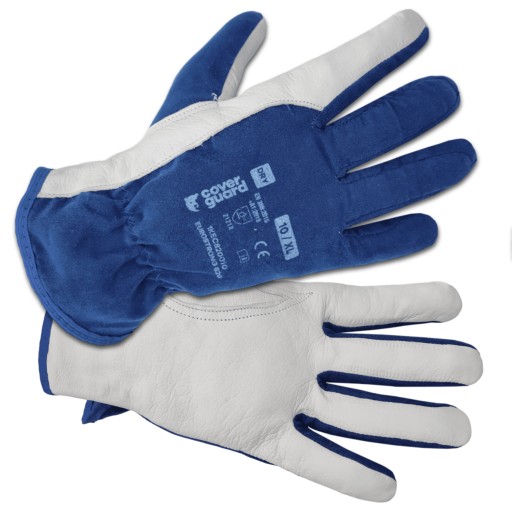 KOZIE PRACOVNÉ RUKAVICE SVETLÁ KRYTKA EUROSTRONG 820/9-L