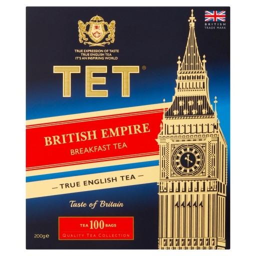 Čierny čaj TET British Empire 100 sáčkov 200g