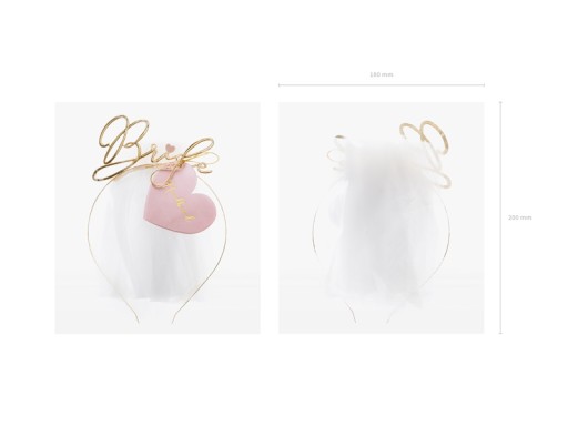BRIDE SQUAD BANDS 6 KS TÍM BRIDE'S EARS