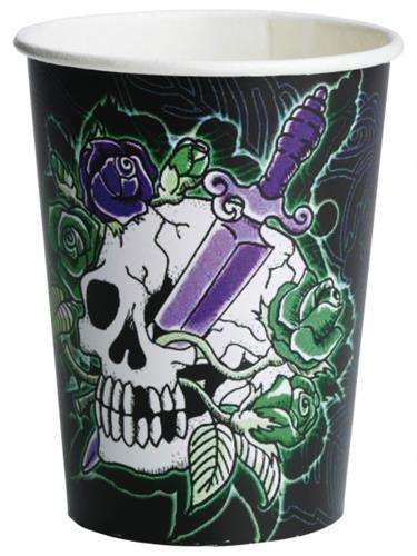 Ghost Party papierové poháre 250 ml 8 ks.