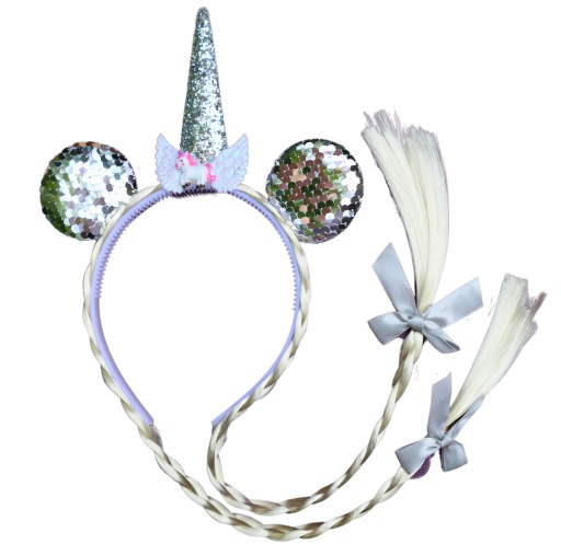 # HAIR BAND vrkôčiky vrkôčiky JEDNOROŽEC