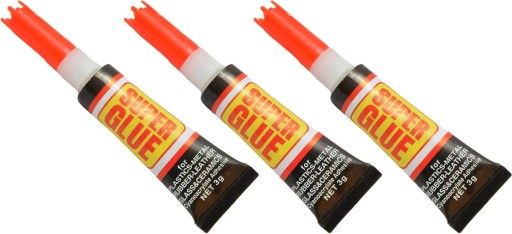 SUPER GLUE EXTRA SILNÉ SILNÉ RÝCHLO SCHNÚCE UNIVERZÁLNY BLISTER 8 ks