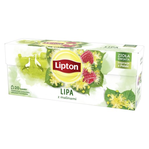 LIPTON BYLINKOVÝ ČAJ LINK S MALINAMI 20T