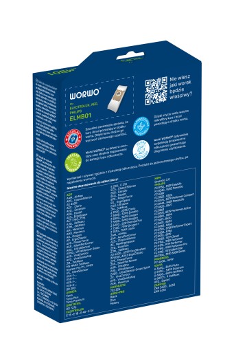 TAŠKY NA VYSÁVAČ ELECTROLUX EasyGo FILTER EEG41IW