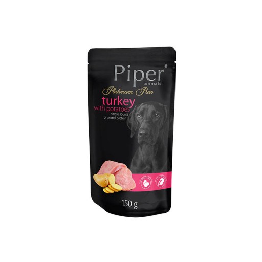 Piper Pure Dog krmivo morčacie zemiaky 150 g