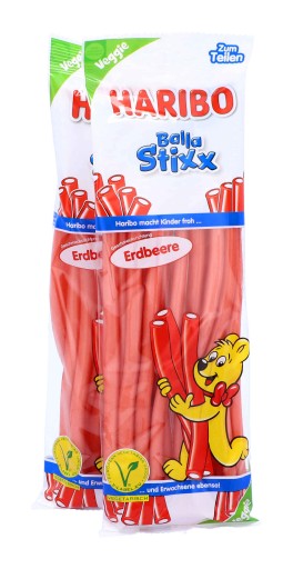HARIBO ovocné želé Káble Jahoda 200g DE