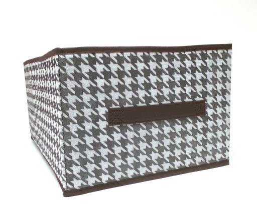 ORGANIZÁTOR NÁDOBY DO SKRINE zásuvka na šatky 40x28x20 hnedá