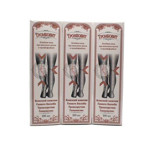 Trombovit Krémový balzam 100 ml Kŕčové žily Trombóza