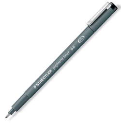 STAEDTLER 308 BLACK FINISH PENTER 0,6 MM