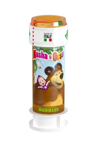 Mydlové bubliny 60 ml Máša a medveď
