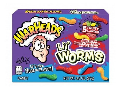 WarHeads Sour Lil' Worms 99g Sour cukríky