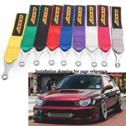 Ťažný popruh JDM KJS ADDCO GREY