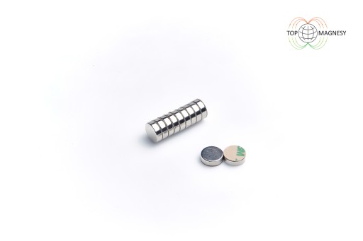 Cylindrický neodymový magnet MW 10x3 N38 s lepidlom 3M 1 kus