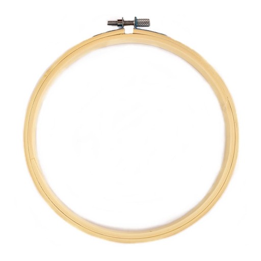 Bambusový vyšívací rámik / priemer 12,5 cm / G1251