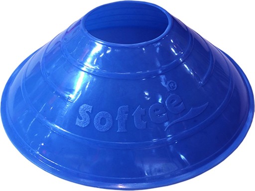 Futbalový tréningový kužeľ, flexibilný hríbový tanier SOFTEE, 19 cm