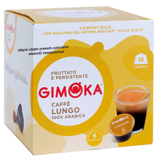 Kapsule Dolce Gusto Talianske Gimoka Lungo Arabica