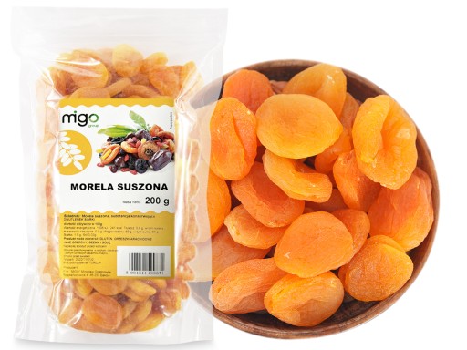 Prírodné sušené MARHULE 200 g - LIGHT - MIGOgroup