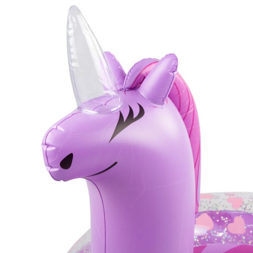 NAFUKOVACIE KOLESO NA PLÁVANIE PONY RUŽOVÝ Prsteň