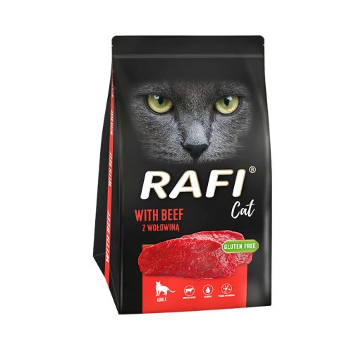 RAFI Cat with Beef 1,5 kg suché krmivo pre mačky