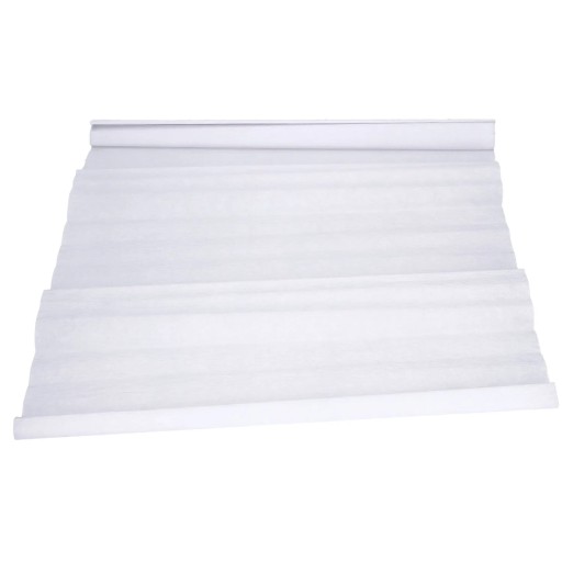 Hodvábny papier biely krčený papier DIY 200 x 50 cm