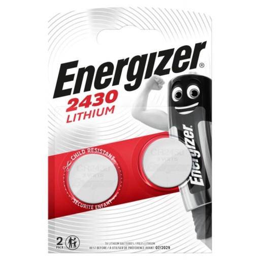 ENERGIZER 3V CR 2430 lítiová batéria --- 2 kusy