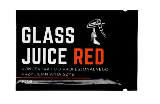 GÉL NA APLIKÁCIU OKENNÝCH FÓLIÍ TÓNENIE LAMPY SKLO ŠŤAVA ČERVENÁ
