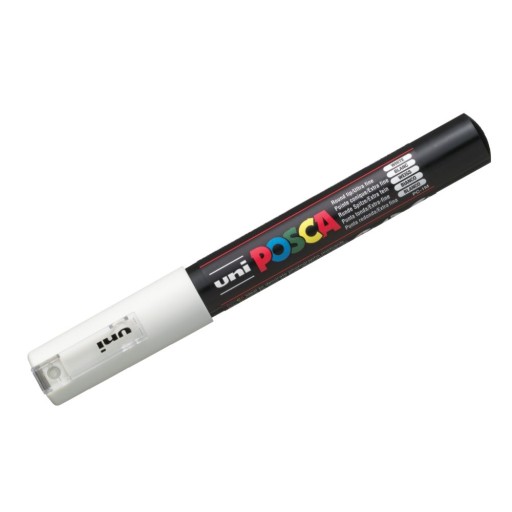 Posca pigmentový popisovač biely 1 PC-1M...