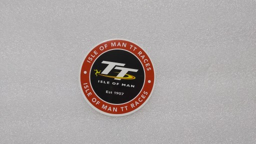 NÁLEPKA ISLE OF MAN TT RACES 6,8 x 6,8 cm