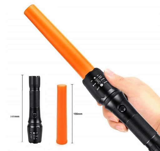POLICAJNÁ SWAT BATERKA CREE ZOOM XM-L T6 LED 800m MULTIFUNKČNÁ HLINÍKOVÁ