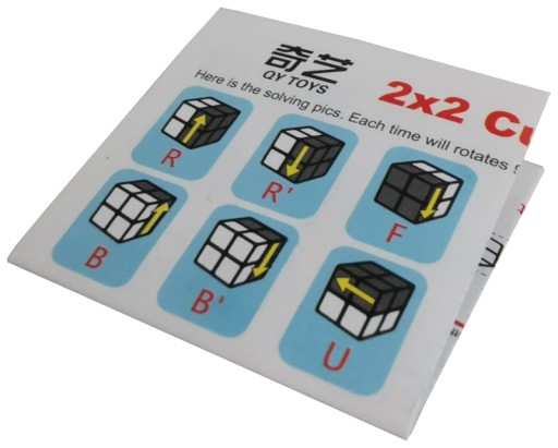 LOGIC CUB 2x2x2 QiYi SpeedCube QIDI S2 + ALGORITHMY a STOJAN