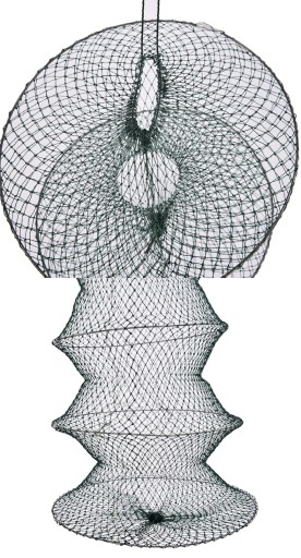 SADZYK RYBÁRSKA SIEŤ 6 KRÚŽKOV V POUZDRI 118cm
